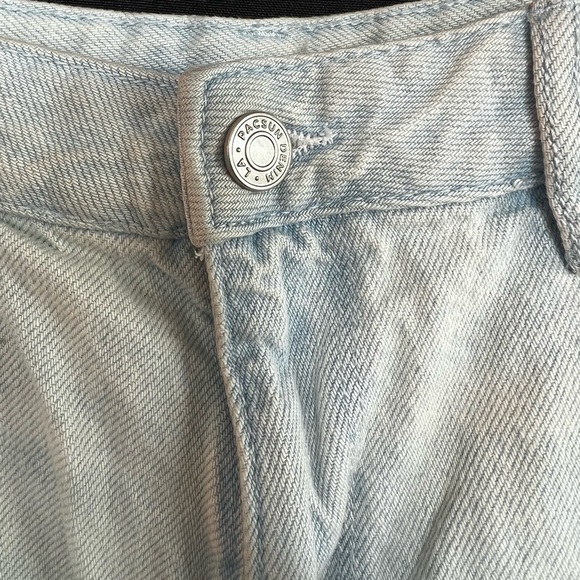 🩵 PacSun High Rise Festival Distressed Jean Shorts | Size 29 EUC - Picture 7 of 16